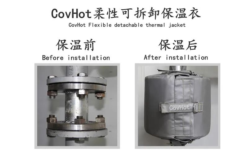 COVHOT?柔性可拆卸式<a href=http://www.szmovies.cn/e/tags/?tagname=%E4%BF%9D%E6%B8%A9%E8%A1%A3 target=_blank class=infotextkey>保溫衣</a>,蒸汽系統(tǒng)節(jié)能,節(jié)能保溫